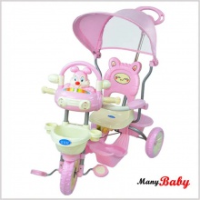 婴儿三轮车3轮带篷三轮车婴儿车旅行卡通三轮自行车