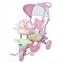 婴儿三轮车3轮带篷三轮车婴儿车旅行卡通三轮自行车