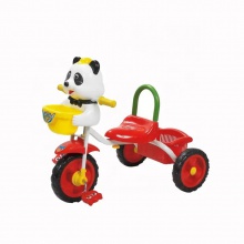 新设计可爱玩具儿童三轮车塑料材料骑行汽车玩具单座三轮车