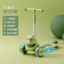 儿童滑板车1到3到6-12岁女孩新款宝宝可坐骑三合一溜溜滑滑车