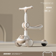 儿童滑板车1-3-6-12岁宝宝三合一音乐灯光滑滑车滑板车儿童