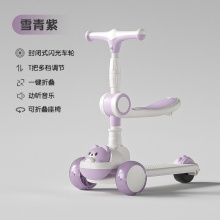儿童滑板车1-3-6-12岁宝宝三合一音乐灯光滑滑车滑板车儿童
