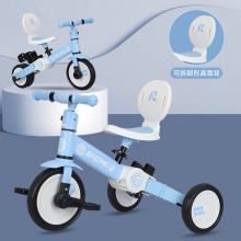 儿童三合一多种功能三轮车可变平衡车遛娃宝宝手推把车
