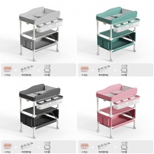 尿布台婴儿护理台便携式多种功能可折叠可洗浴宝宝床上换尿布抚触台