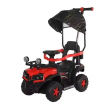 高品质电动儿童骑乘玩具车1-3岁男女通用推推婴儿车带遮阳和遥控款式