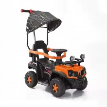 高品质电动儿童骑乘玩具车1-3岁男女通用推推婴儿车带遮阳和遥控款式