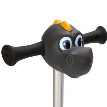 童车配件防撞卡通头恐龙头滑板车配饰玩偶玩具滑板车配件