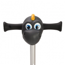 童车配件防撞卡通头恐龙头滑板车配饰玩偶玩具滑板车配件