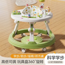工厂直供婴幼儿学步车宝宝多种功能防侧翻带音乐可折叠宝宝助步车