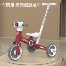 新款儿童三轮车多种功能轻便脚踏车自行车宝宝婴儿小孩滑行车平衡车
