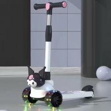 儿童滑板车溜溜滑行车多种功能折叠带护栏男女孩万向轮滑板车