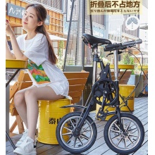 14寸一秒钟折叠自行车14寸成人折叠自行车脚踏自行车