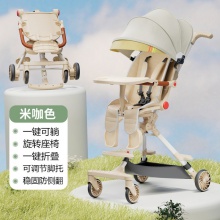 新品溜娃神器双向可坐躺婴儿推车轻便宝宝遛娃高景观折叠源头工厂