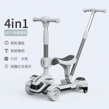 新款儿童滑板车1一6周岁礼物五合一宝宝可坐可推学步小孩滑板