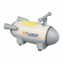 飞机溜溜车2岁儿童男女卡通宝宝玩具静音轮防侧翻滑行车益智