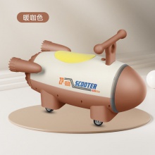 飞机溜溜车2岁儿童男女卡通宝宝玩具静音轮防侧翻滑行车益智