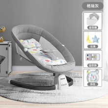 新款哄娃神器安抚摇椅可调节带餐盘宝宝哄睡摇篮床可摇摆婴儿床