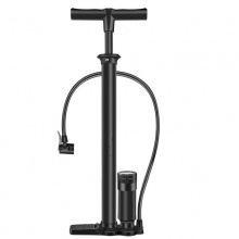 新款高压打气筒自行车电动车摩托车手动便携式充气泵球类充气家用