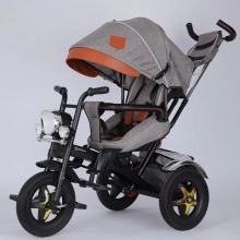 儿童三轮推车轻便脚踏车1-5岁男女宝宝婴儿手推玩具骑行车