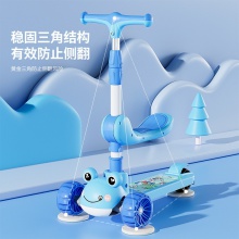 源头工厂可定制儿童滑板车1-2-3岁滑滑车小孩三合一溜溜车玩具车