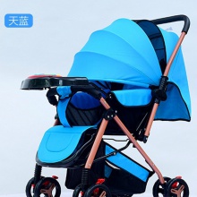 厂家直供婴儿推车轻便折叠婴儿车双向童车轻便四轮推车工厂