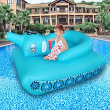 新款充气喷水坦克 喷水车泳池 坦克式喷水圈喷射喷水恐龙水枪