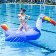 现货直供大小号充气独角兽浮排坐骑PVC水上戏水玩具成人浮床游泳