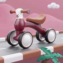 新款儿童平衡车无脚踏1-3岁宝宝学步四轮玩具溜溜车礼物礼品