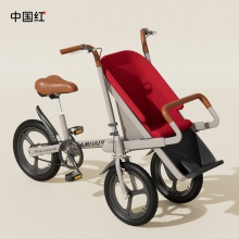 新品亲子母婴车反向装带娃神器遛娃代步三轮车接送孩子上学代步车