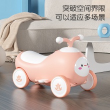 新款小蜜蜂滑行车1-6岁宝宝溜溜车扭扭车加厚材质音乐灯光玩具车