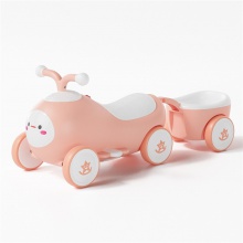 新款小蜜蜂滑行车1-6岁宝宝溜溜车扭扭车加厚材质音乐灯光玩具车