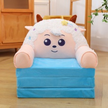 新款卡通儿童沙发毛绒玩具大号折叠宝宝防磕沙发玩偶儿童生日礼品