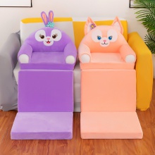 卡通玲娜贝尔多层折叠儿童沙发三折沙发座椅午休折叠床