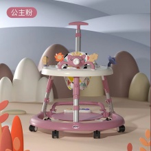 学步车防o型腿婴儿多种功能防侧翻手推车宝宝可坐可推学行车起步车