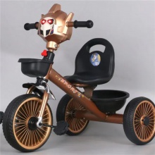 音乐灯光儿童宝宝三轮车1-5岁三轮脚踏车简易小孩男女头灯三轮车