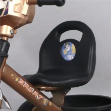 音乐灯光儿童宝宝三轮车1-5岁三轮脚踏车简易小孩男女头灯三轮车