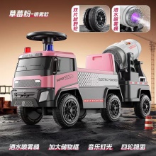 2025新款儿童消防车汽车玩具男孩可坐滑行车滑行儿童环卫车玩具