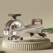 高品质二合一塑料婴儿滑动玩具车带音乐和灯光/公园户外驾驶扭骑乘汽车