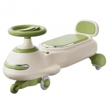 优质轻音乐扭转儿童摆动摇摆车无踏板和篮子儿童摇摆车