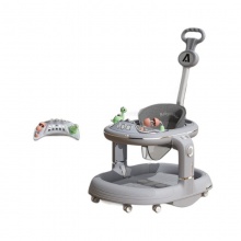 婴儿学步车多种功能防O型腿防侧翻可折叠6-18月两用学步车