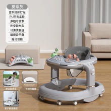 婴儿学步车多种功能防O型腿防侧翻可折叠6-18月两用学步车