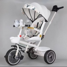 儿童三轮车旋转座椅带车棚1-5岁三轮脚踏自行车儿童童车婴儿车