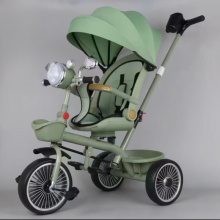 儿童三轮车旋转座椅带车棚1-5岁三轮脚踏自行车儿童童车婴儿车