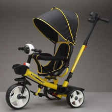 儿童三轮车旋转座椅带车棚1-5岁儿童童车婴儿车脚踏三轮推车