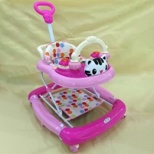 学步车防o型腿婴儿防侧翻手推车宝宝可坐可推推把学步车