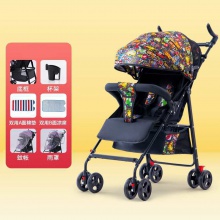 婴儿推车可坐可躺轻便携简易避震宝宝伞车折叠儿童小孩BB手推车