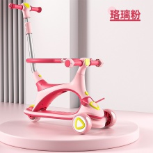 儿童滑板车可调节三合一滑板车音乐灯光滑板车儿童平衡车玩具车