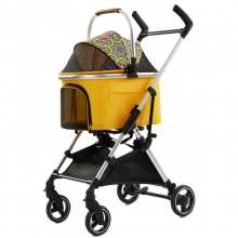 多种功能可分离式宠物狗窝手推车外出专用解放双手猫咪狗狗可折叠式