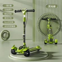 儿童滑板车2-14岁大车灯造型发光有音乐加高加宽大轮加大滑行车