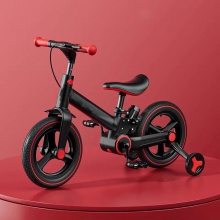 儿童1-3岁带推手柄的幼儿自行车6合1推自行车平衡自行车男女孩带刹车和支架